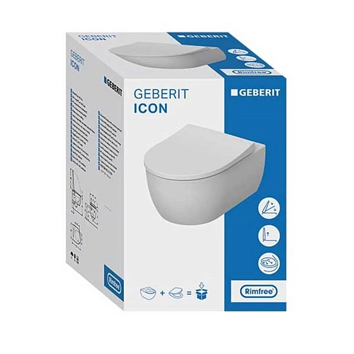 Комплект инсталляции с подвесным унитазом GEBERIT iCon 500.362.TC.I Комплект инсталляции с подвесным унитазом GEBERIT iCon 500.362.TC.I