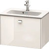 Тумба под раковину Duravit Brioso BR401001022 подвесная 62 см белый глянцевый Тумба под раковину Duravit Brioso BR401001022 подвесная 62 см белый глянцевый