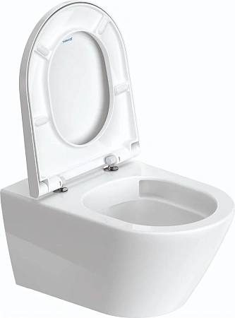 Унитаз подвесной Duravit D-Neo 45770900A1 Rimless с сиденьем микролифт Soft Close, цвет белый Унитаз подвесной Duravit D-Neo 45770900A1 Rimless с сиденьем микролифт Soft Close, цвет белый