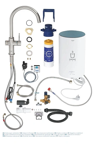Смеситель для кухни GROHE Red Duo New с функцией кипячения воды (Водонагреватель M-size в комплекте) 30083DC1 Смеситель для кухни GROHE Red Duo New с функцией кипячения воды (Водонагреватель M-size в комплекте) 30083DC1