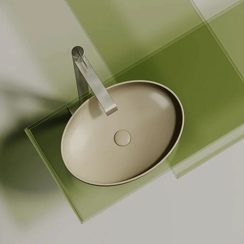 Раковина Ceramica Nova ELEMENT CN6056MC Капучино матовый накладная Раковина Ceramica Nova ELEMENT CN6056MC Капучино матовый накладная