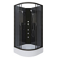 Душевая кабина Niagara Classic NG-6501-14BKG (900х900х2000) средний поддон (26см) стекло тонированное алюминиевый черный 65011434BKG Душевая кабина Niagara Classic NG-6501-14BKG (900х900х2000) средний поддон (26см) стекло тонированное алюминиевый черный 65011434BKG