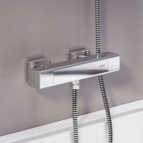 Смеситель для душа Damixa Gala 536000000 термостатический хром Смеситель для душа Damixa Gala 536000000 термостатический хром