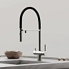 Смеситель для кухни SANCOS Imola SC4010BNbh с возможностью подключения фильтра для воды, брашированный никель с черным изливом Смеситель для кухни SANCOS Imola SC4010BNbh с возможностью подключения фильтра для воды, брашированный никель с черным изливом