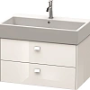 Тумба под раковину Duravit Brioso BR415502222 подвесная 78 см белый глянцевый Тумба под раковину Duravit Brioso BR415502222 подвесная 78 см белый глянцевый