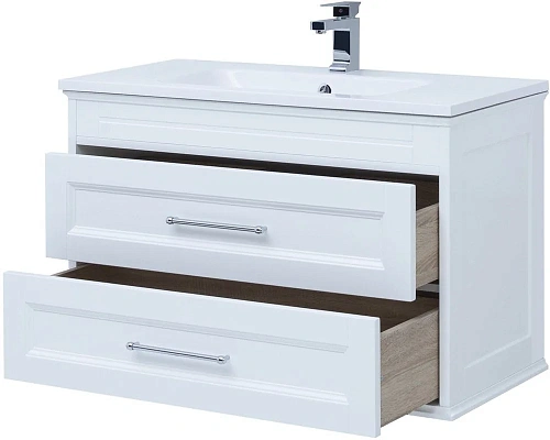 Тумба под раковину Aquanet Бостон М 100 белый 00209678 Тумба под раковину Aquanet Бостон М 100 белый 00209678