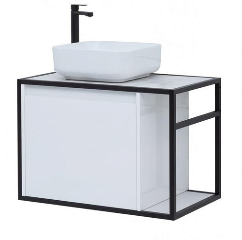 Тумба под раковину Aquanet Nova Lite Loft 75 L белый 00261650 Тумба под раковину Aquanet Nova Lite Loft 75 L белый 00261650