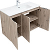 Тумба под раковину Aquanet Алвита New 100 3 дверцы, дуб веллингтон белый 00277533 Тумба под раковину Aquanet Алвита New 100 3 дверцы, дуб веллингтон белый 00277533