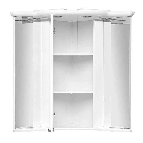 Зеркальный шкаф Aquaton Альтаир 62 белый 1A042702AR010 Зеркальный шкаф Aquaton Альтаир 62 белый 1A042702AR010