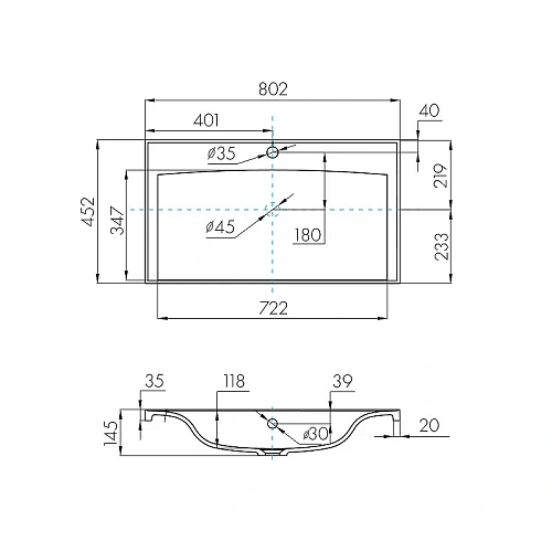 Раковина Aquaton Айрис 80 1A722931AG010 Раковина Aquaton Айрис 80 1A722931AG010