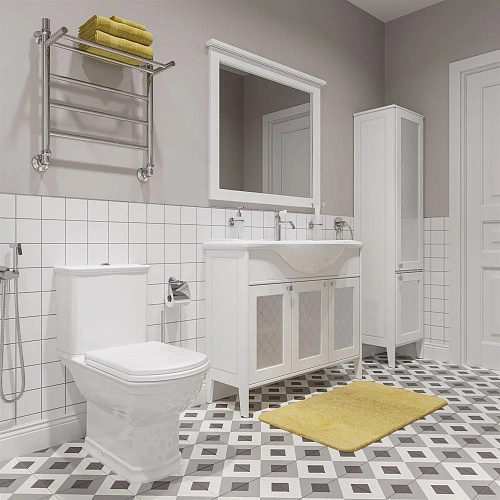 Тумба с раковиной STWORKI Хельсингборг 105 белая 482003 Тумба с раковиной STWORKI Хельсингборг 105 белая 482003