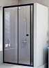 Душевая дверь Radomir Вита 1100х2000 1-63-6-0-0-1070 раздвижная, прозрачная, профиль черный