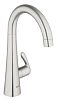 Кран для кухни GROHE Zedra, без функции смесителя, нержавеющая сталь (30026SD0)
