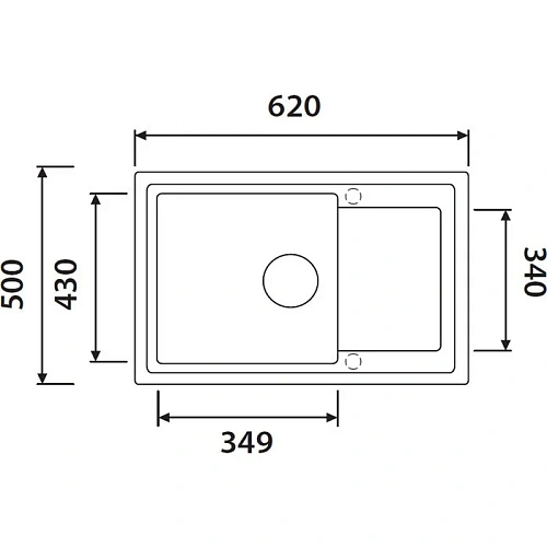 Кухонная мойка Kaiser Песочный KGMK-6250-S Кухонная мойка Kaiser Песочный KGMK-6250-S