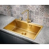 Кухонная мойка Milacio Denia 750 Steel (MC.77508) золото Кухонная мойка Milacio Denia 750 Steel (MC.77508) золото
