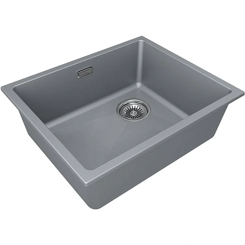 Кухонная мойка Paulmark LUMI 55UNI-SKEW LU55SK-GRM, серый металлик, 555х440 Кухонная мойка Paulmark LUMI 55UNI-SKEW LU55SK-GRM, серый металлик, 555х440