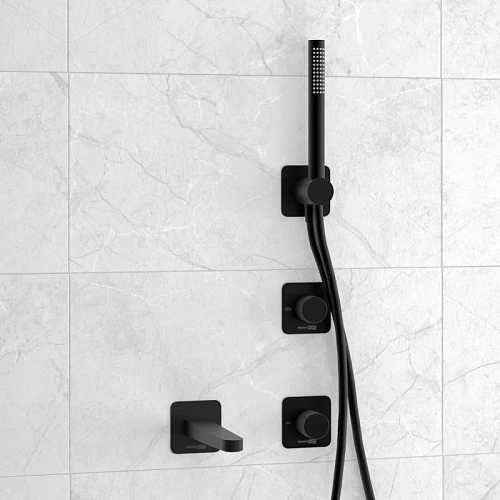 Смеситель для ванны WasserKRAFT A5251.299.301.302.242.217 встраиваемый черный Смеситель для ванны WasserKRAFT A5251.299.301.302.242.217 встраиваемый черный