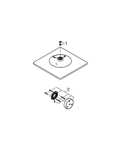 Верхний душ GROHE Rainshower 310 SmartConnect, хром (26643000) Верхний душ GROHE Rainshower 310 SmartConnect, хром (26643000)