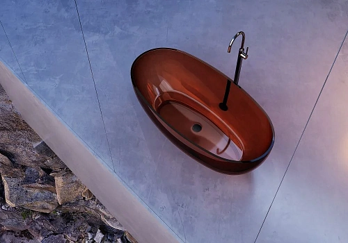 Ванна отдельностоящая ABBER AT9703Opal 170x75 универсальная, коричневый полиэфирная смола Ванна отдельностоящая ABBER AT9703Opal 170x75 универсальная, коричневый полиэфирная смола