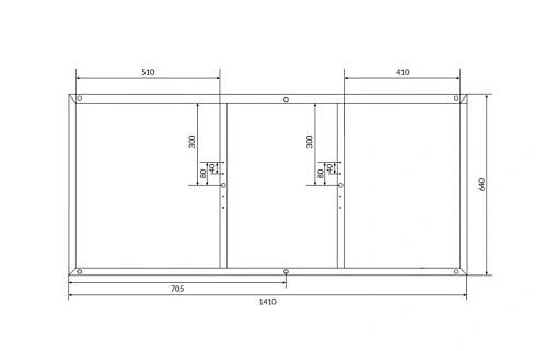 Каркас для ванны Cersanit MIKA 150 (A68384) 68384 Каркас для ванны Cersanit MIKA 150 (A68384) 68384