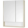 Зеркальный шкаф Aquaton Сканди 70 белый, дуб верона 1A252202SDB20 Зеркальный шкаф Aquaton Сканди 70 белый, дуб верона 1A252202SDB20