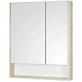 Зеркальный шкаф Aquaton Сканди 70 белый, дуб верона 1A252202SDB20 Зеркальный шкаф Aquaton Сканди 70 белый, дуб верона 1A252202SDB20