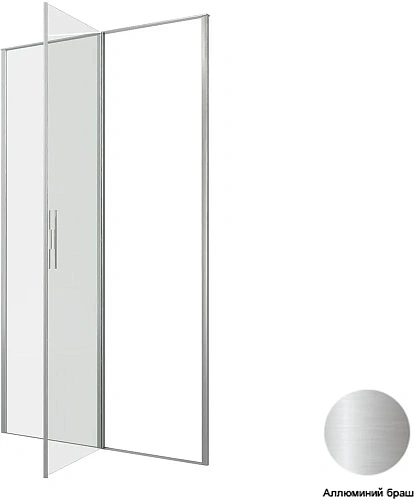 Душевая дверь Allen Brau Priority 120 3.31032.BA серебро браш Душевая дверь Allen Brau Priority 120 3.31032.BA серебро браш