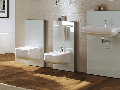 Инсталляция для биде Geberit Monolith 131.030.SJ.1 стекло чёрное Инсталляция для биде Geberit Monolith 131.030.SJ.1 стекло чёрное