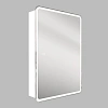 Картинка анонса товара «зеркальный шкаф style line каре 40x80 сс-00002462 универсальнsq с подсветкой, сенсор с диммером»