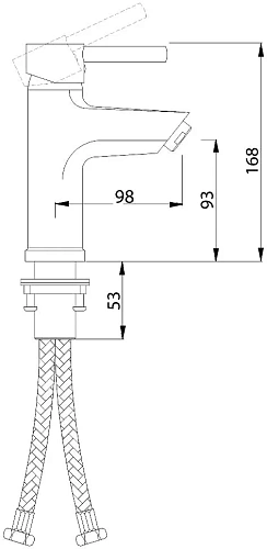 Смеситель для раковины Kaiser Merkur 26311 Смеситель для раковины Kaiser Merkur 26311