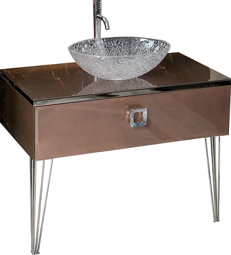 Тумба под раковину Boheme Lucido 80 см Лиловый 770-080-PU Тумба под раковину Boheme Lucido 80 см Лиловый 770-080-PU