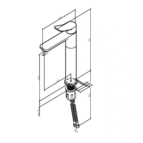 Смеситель для раковины AM.PM X-Joy F85A92000 высокий, хром Смеситель для раковины AM.PM X-Joy F85A92000 высокий, хром