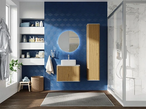 Тумба с раковиной STWORKI Ноттвиль 60 дуб верона, без выреза под смеситель 444538 Тумба с раковиной STWORKI Ноттвиль 60 дуб верона, без выреза под смеситель 444538