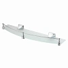 Полка WasserKRAFT Wern K-2544 стеклянная с бортиком хром