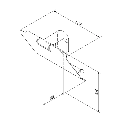 Держатель туалетной бумаги AM.PM X-Joy A84341400 с крышкой Держатель туалетной бумаги AM.PM X-Joy A84341400 с крышкой