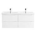 Тумба под раковину BelBagno MARINO-CER-1200-4C-SO-2-BL-P Bianco Lucido подвесная 1172x438 Тумба под раковину BelBagno MARINO-CER-1200-4C-SO-2-BL-P Bianco Lucido подвесная 1172x438