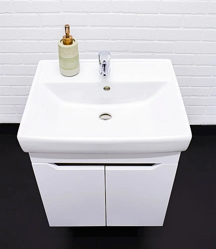 Тумба с раковиной DIWO Архангельск 50 дуб сонома, подвесная 569688 Тумба с раковиной DIWO Архангельск 50 дуб сонома, подвесная 569688