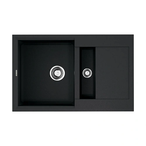 Кухонная мойка Omoikiri Sakaime 78-2-BL Tetogranit/черный 4993114 Кухонная мойка Omoikiri Sakaime 78-2-BL Tetogranit/черный 4993114