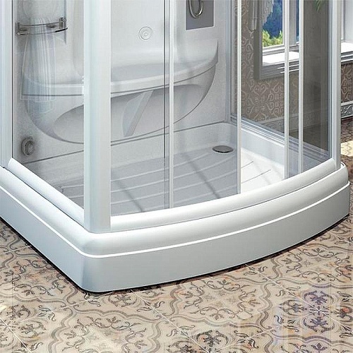 Душевая кабина Radomir Диана 108х140 1-05-1-0-0-0660 поддон с каркасом и сифоном, стекло прозрачное, функция Пар, FM-приемник, освещение, вентиляция, профиль белый Душевая кабина Radomir Диана 108х140 1-05-1-0-0-0660 поддон с каркасом и сифоном, стекло прозрачное, функция Пар, FM-приемник, освещение, вентиляция, профиль белый