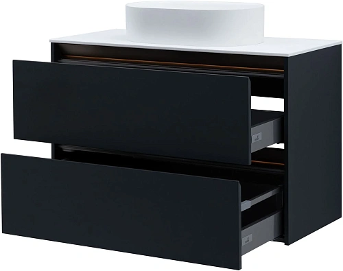 Тумба под раковину Allen Brau Activity 100 1.34014.AM антрацит матовый/олива брашированная Тумба под раковину Allen Brau Activity 100 1.34014.AM антрацит матовый/олива брашированная