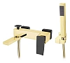 Смеситель для ванны Boheme GoldBlack 143-GB.2 с душем
