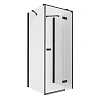 Душевой уголок NEW TRENDY REFLEXA BLACK R 120x120x200 EXK-5056 черный