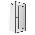 Душевой уголок NEW TRENDY REFLEXA BLACK R 120x120x200 EXK-5056 черный Душевой уголок NEW TRENDY REFLEXA BLACK R 120x120x200 EXK-5056 черный