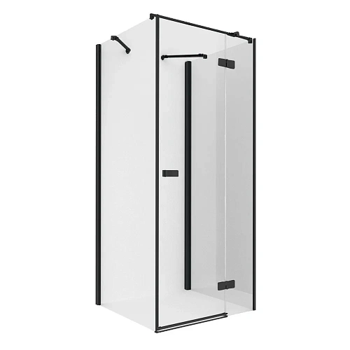 Душевой уголок NEW TRENDY REFLEXA BLACK R 120x120x200 EXK-5056 черный Душевой уголок NEW TRENDY REFLEXA BLACK R 120x120x200 EXK-5056 черный