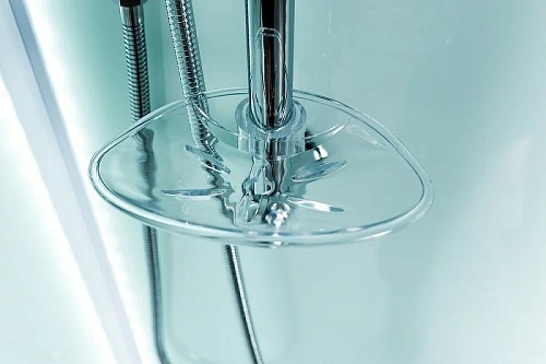 Душевая кабина Esbano ELEGANCIA (ESKL115CRL) полукруглая с крышей и LED освещением ES-L115CR LEFT 85x115x210 Душевая кабина Esbano ELEGANCIA (ESKL115CRL) полукруглая с крышей и LED освещением ES-L115CR LEFT 85x115x210