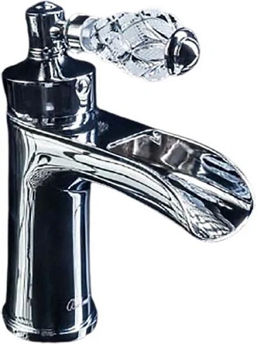 Смеситель для раковины Boheme VOGUE CRYSTAL хром (одноручковый) 221-CRST Смеситель для раковины Boheme VOGUE CRYSTAL хром (одноручковый) 221-CRST