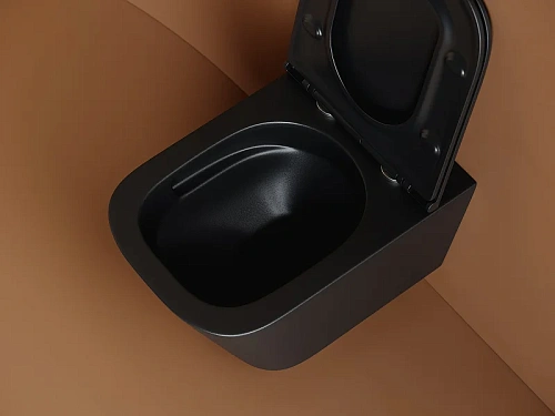 Унитаз подвесной Ceramica Nova Union CN4009TMB безободковый, смыв торнадо Унитаз подвесной Ceramica Nova Union CN4009TMB безободковый, смыв торнадо