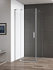 Картинка анонса товара «душевой уголок cezares slider-ah-1-90-70/80-c-cr 70-80x90см стекло прозрачное, профиль хром»