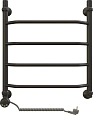 Полотенцесушитель электрический EWRIKA Сафо T 60х50 L, чёрный матовый 465674 Полотенцесушитель электрический EWRIKA Сафо T 60х50 L, чёрный матовый 465674