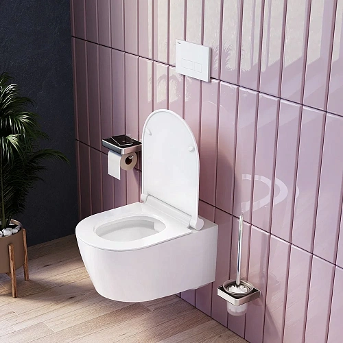 Унитаз подвесной Damixa Jupiter DX77C1700SC безободковый с сиденьем микролифт Унитаз подвесной Damixa Jupiter DX77C1700SC безободковый с сиденьем микролифт